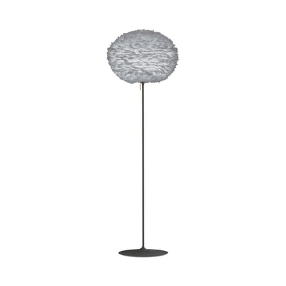 Eos Floor Lamp in Black/Light Grey (70.8-Inch).