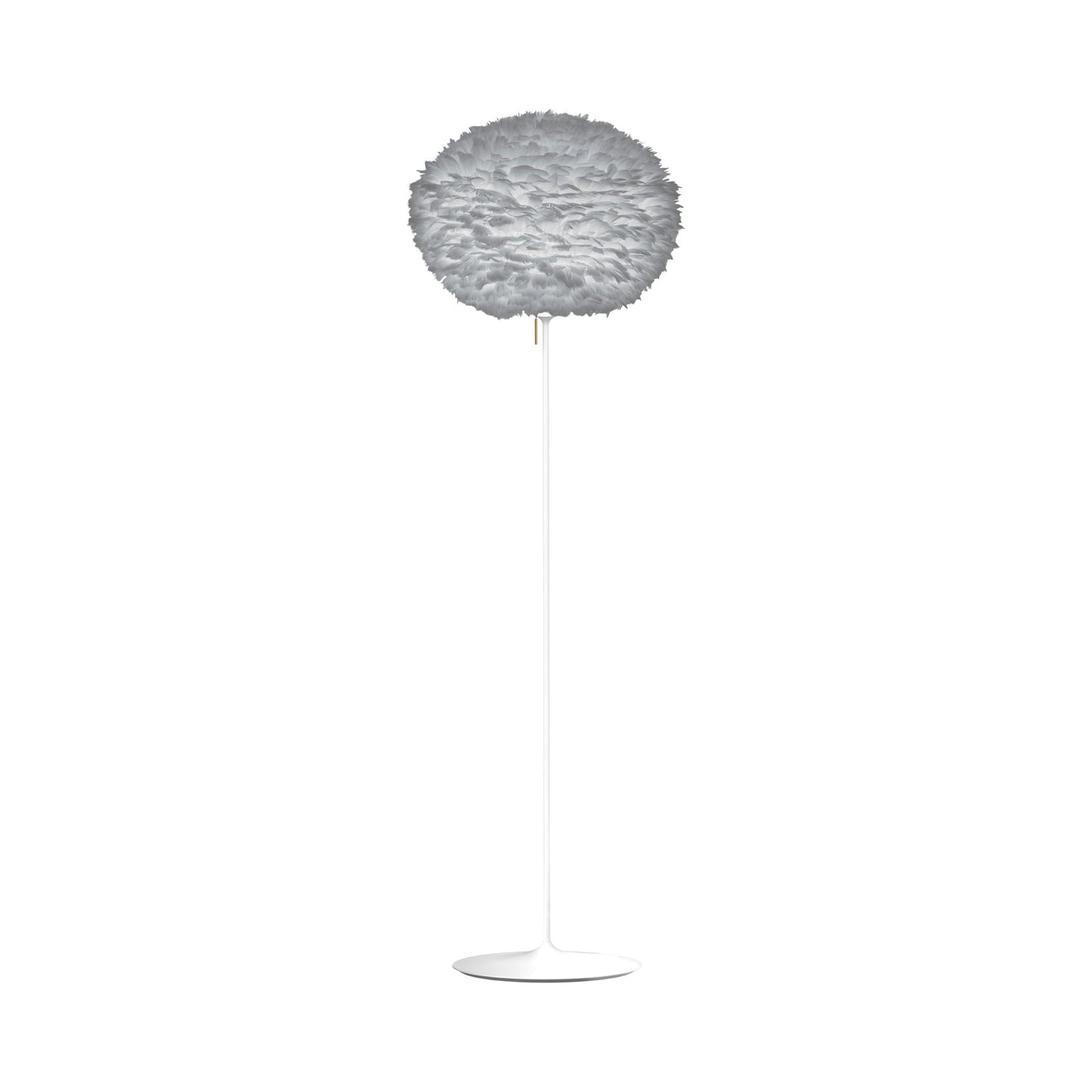 Eos Floor Lamp in White/Light Grey (70.8-Inch).