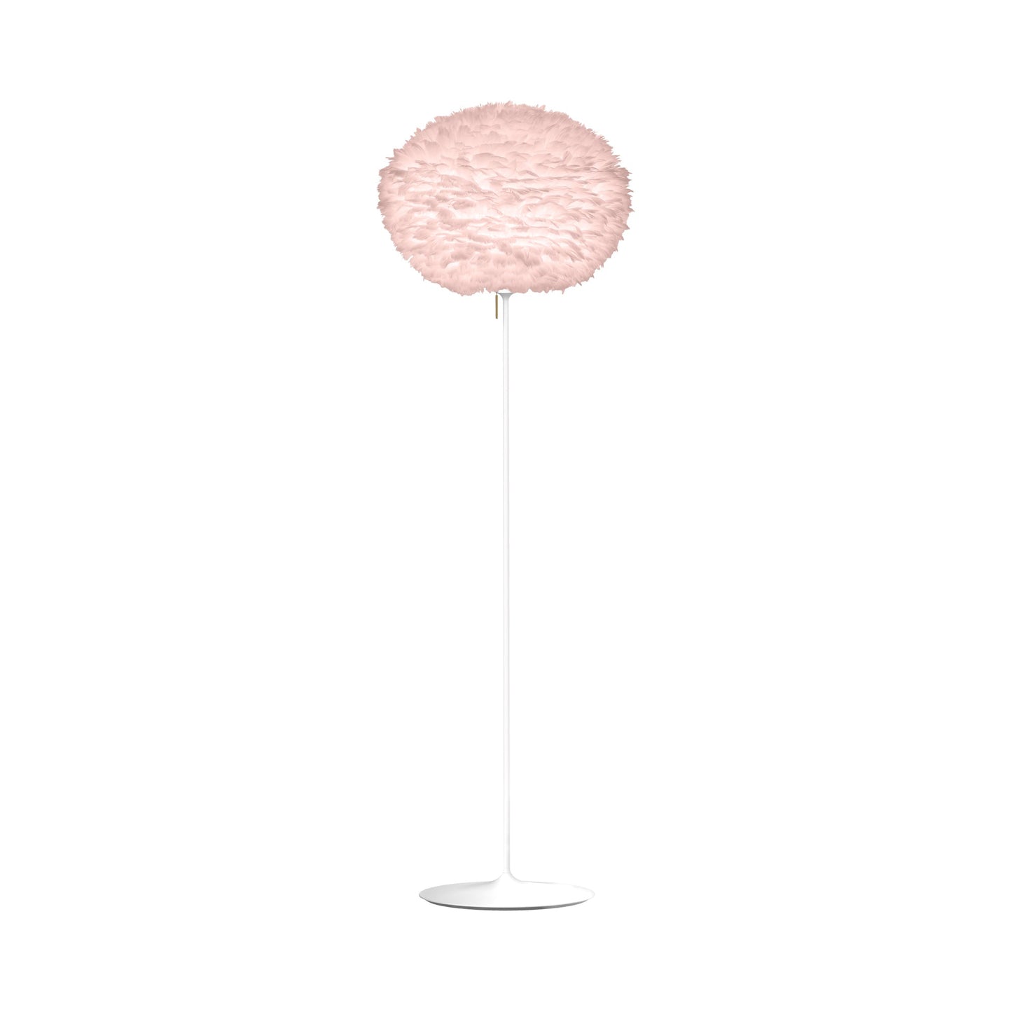 Eos Floor Lamp in White/Light Rose (70.8-Inch).