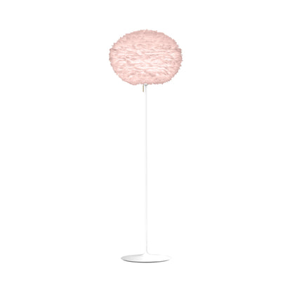 Eos Floor Lamp in White/Light Rose (70.8-Inch).