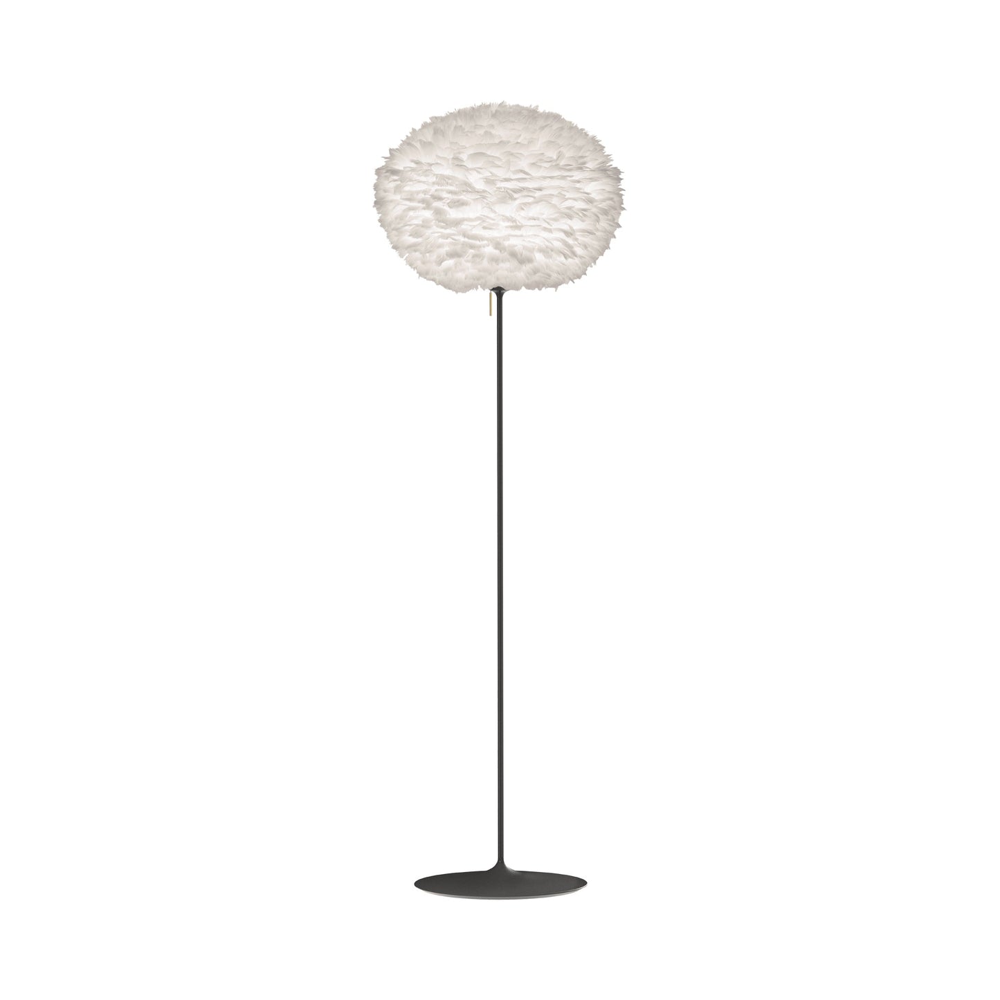 Eos Floor Lamp in Black/White (70.8-Inch).