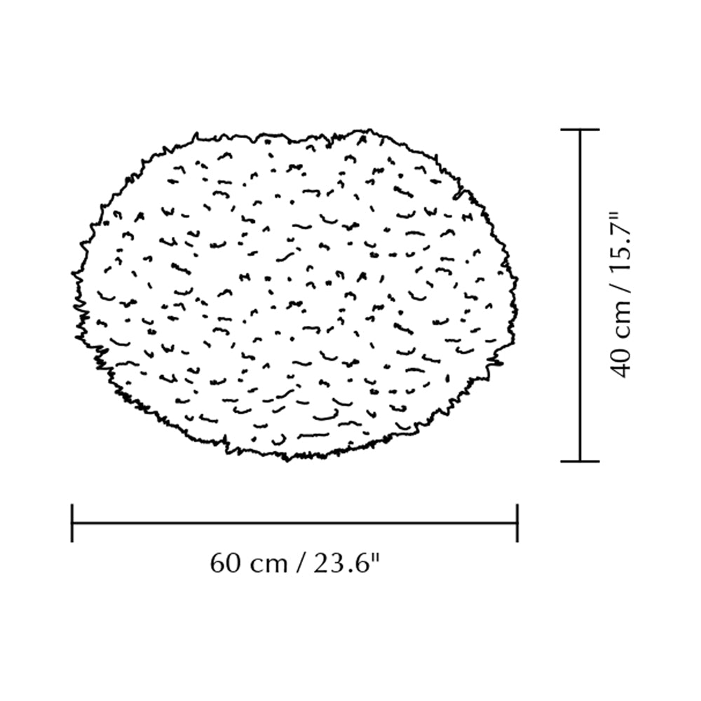 Eos Lamp Shade - line drawing.