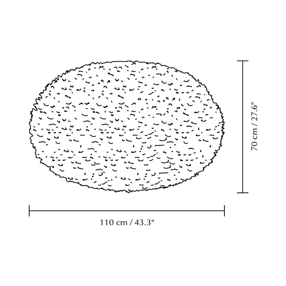 Eos Lamp Shade - line drawing.