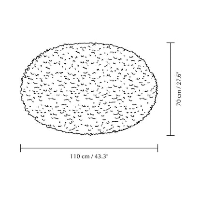 Eos Lamp Shade - line drawing.