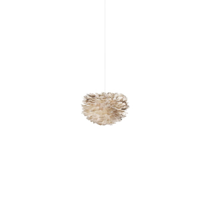 Eos Pendant Light in Light Brown/White (8.7-Inch).
