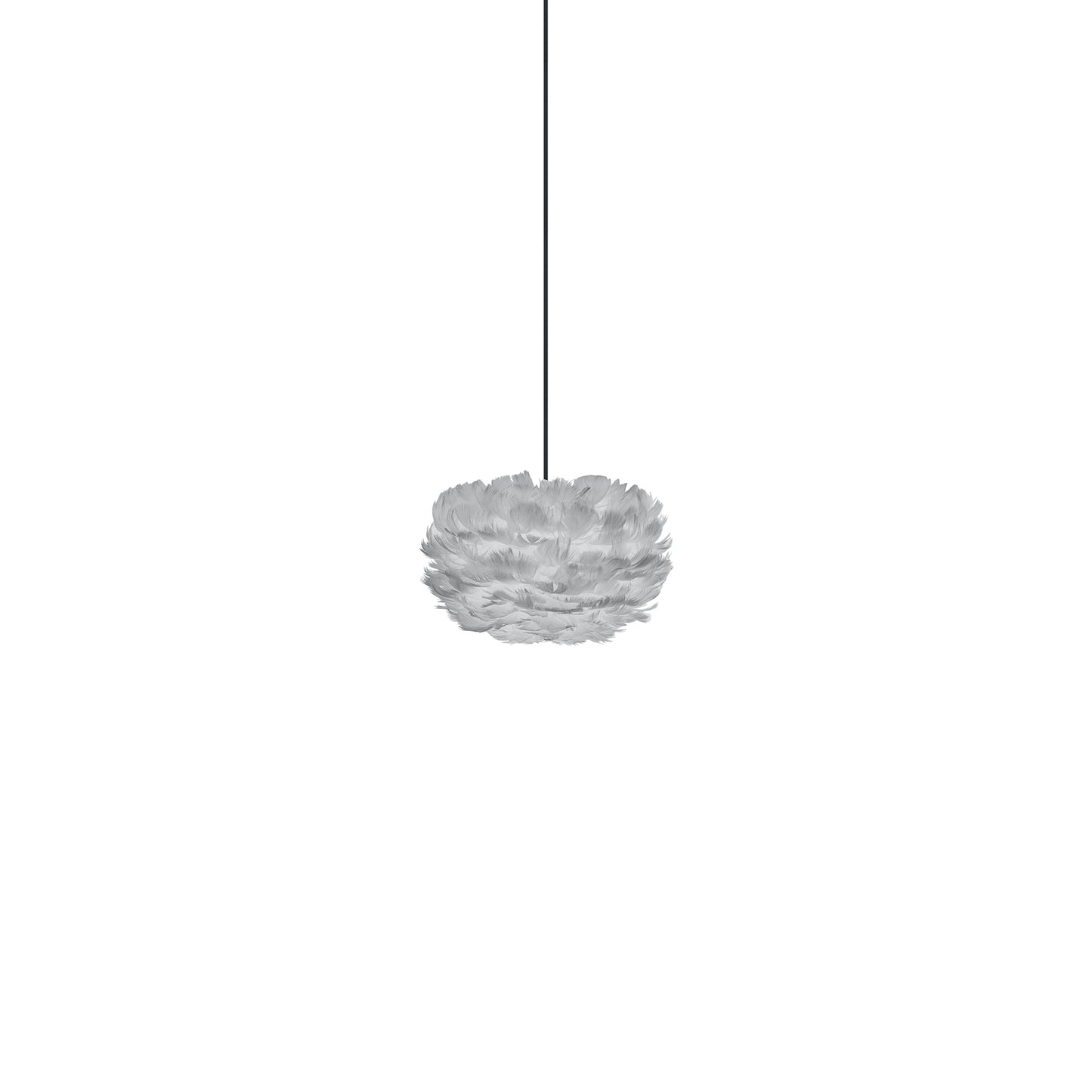 Eos Pendant Light in Light Grey/Black (8.7-Inch).