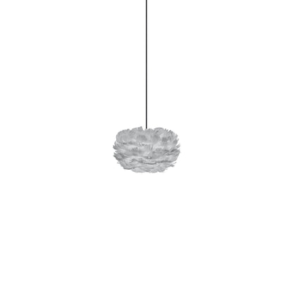 Eos Pendant Light in Light Grey/Black (8.7-Inch).