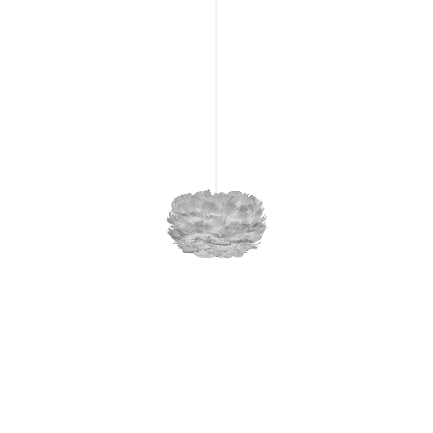Eos Pendant Light in Light Grey/White (8.7-Inch).