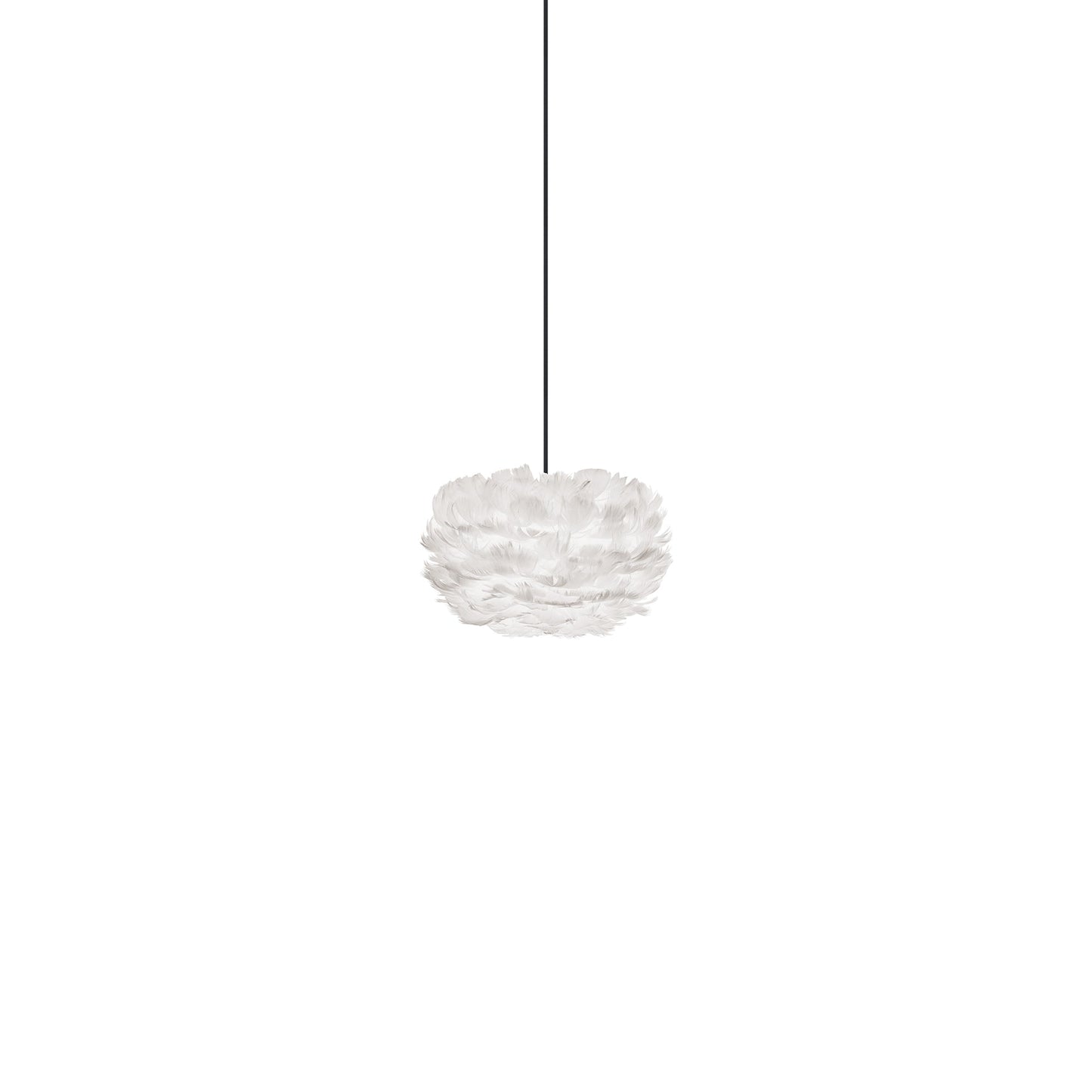 Eos Pendant Light in White/Black (8.7-Inch).