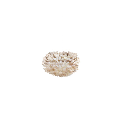 Eos Pendant Light in Light Brown/Black (13.8-Inch).