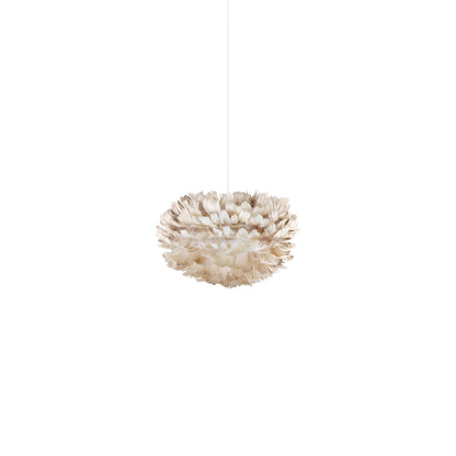 Eos Pendant Light in Light Brown/White (13.8-Inch).