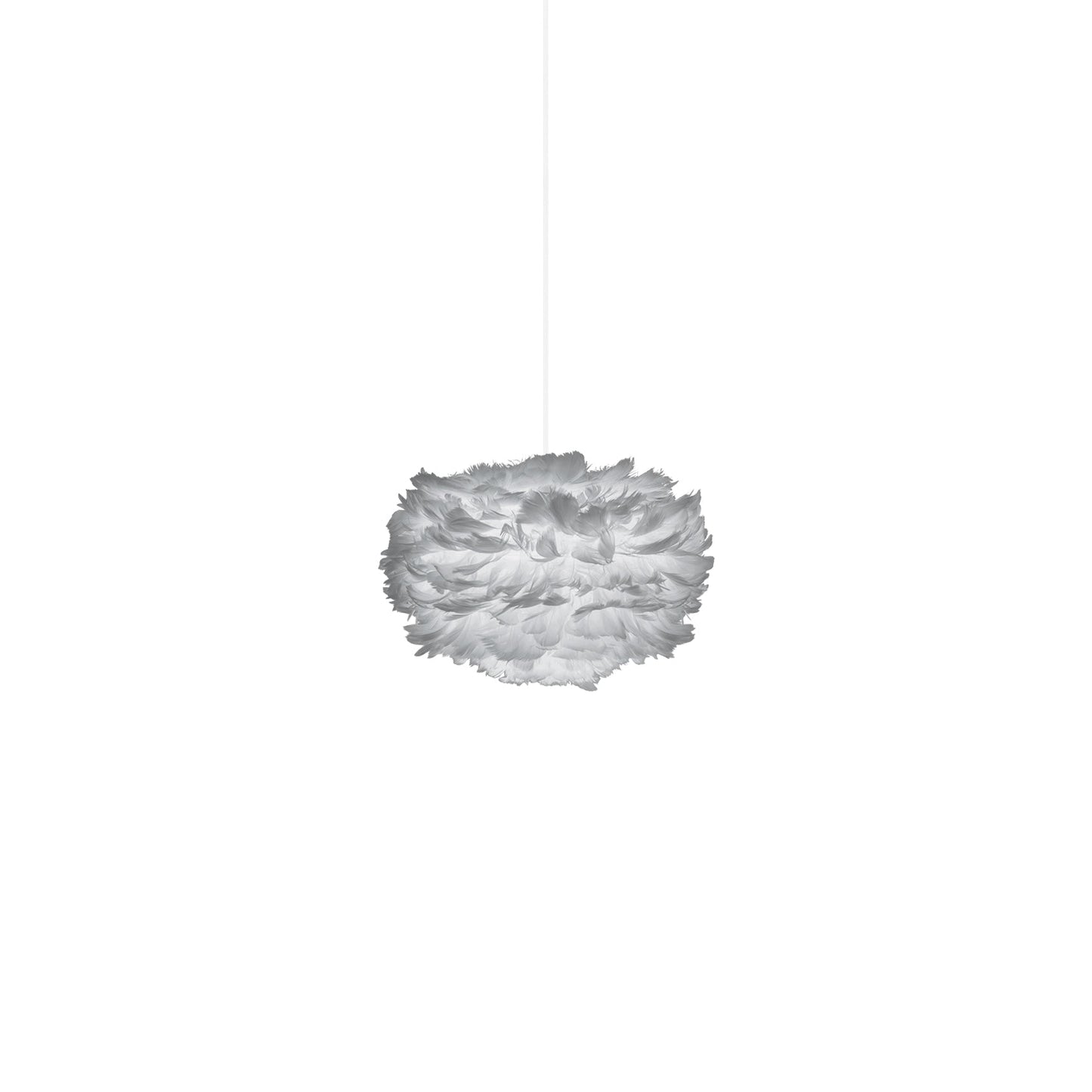 Eos Pendant Light in Light Grey/White (13.8-Inch).