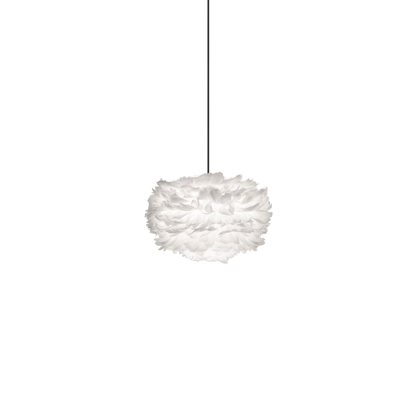 Eos Pendant Light in White/Black (13.8-Inch).