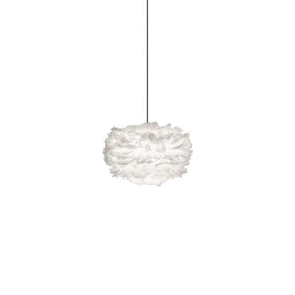 Eos Pendant Light in White/Black (13.8-Inch).