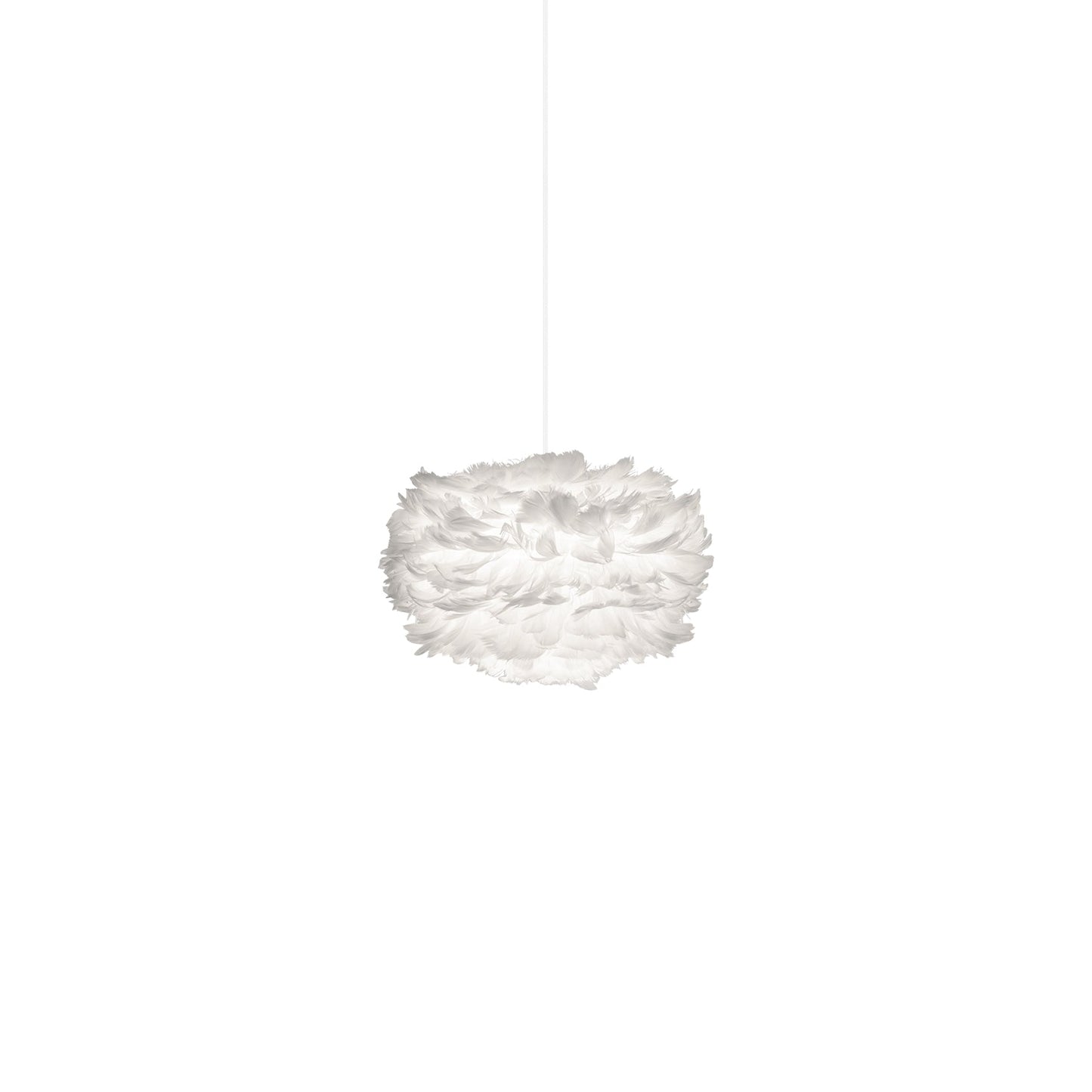 Eos Pendant Light in White/White (13.8-Inch).