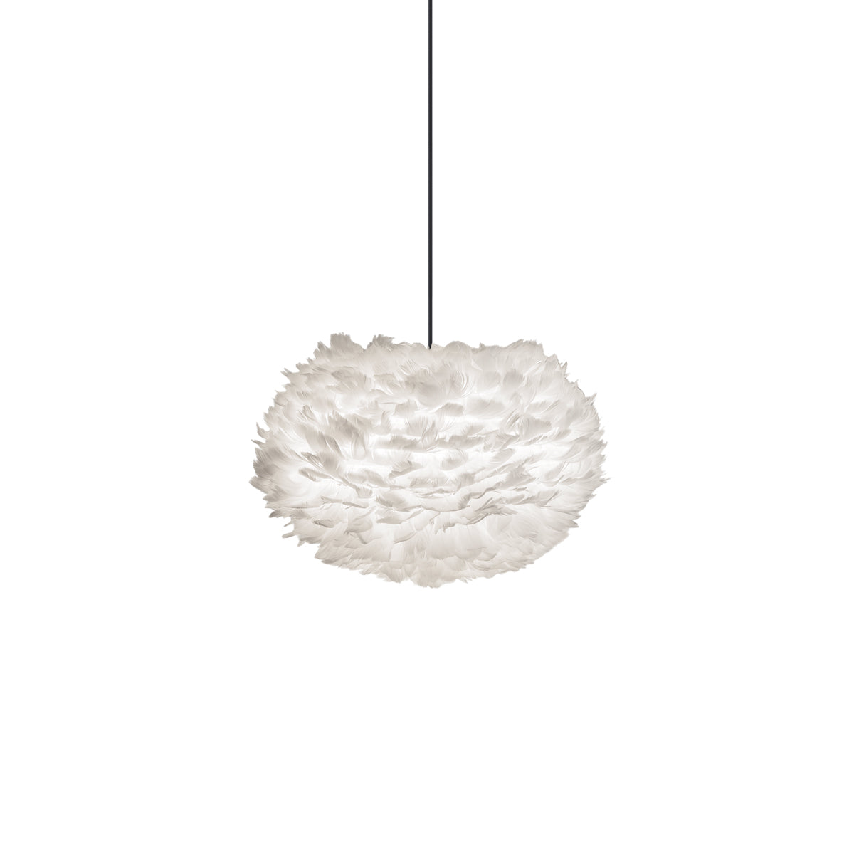 Eos Pendant Light in White/Black (17.7-Inch).
