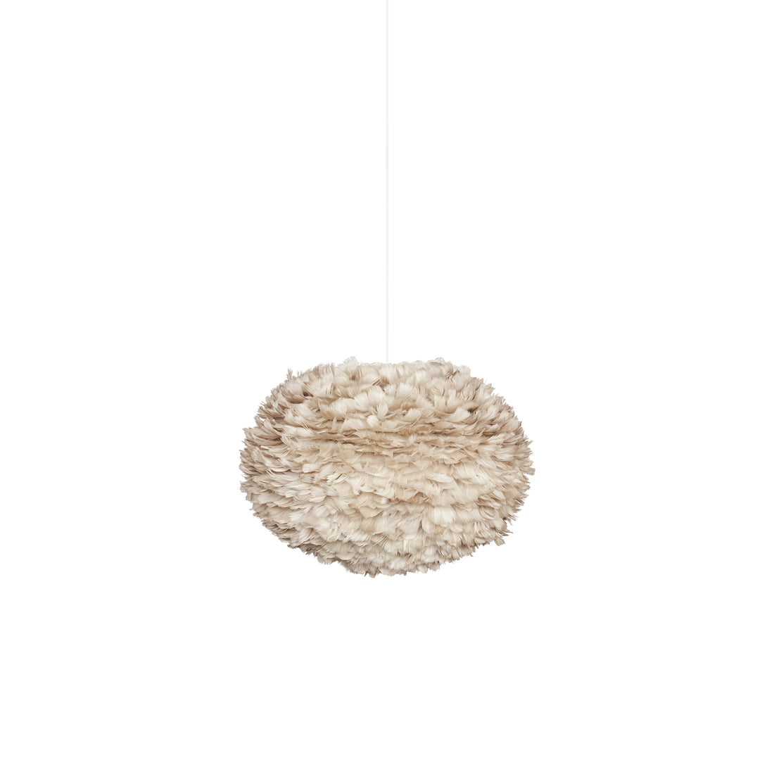 Eos Pendant Light in Light Brown/White (23.6-Inch).
