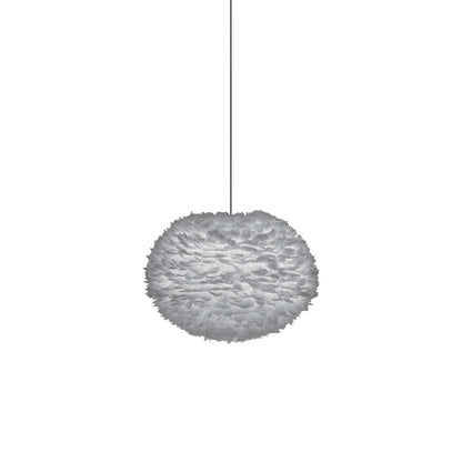 Eos Pendant Light in Light Grey/Black (23.6-Inch).