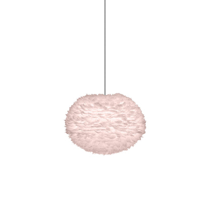 Eos Pendant Light in Light Rose/Black (23.6-Inch).