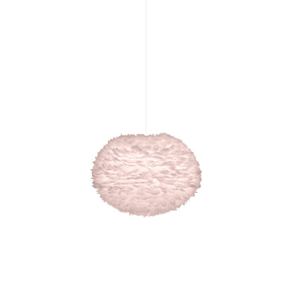Eos Pendant Light in Light Rose/White (23.6-Inch).