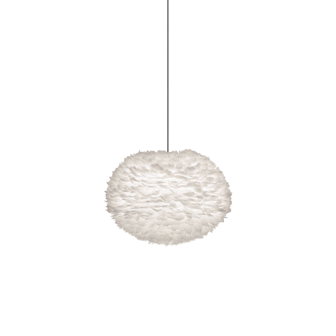 Eos Pendant Light in White/Black (23.6-Inch).