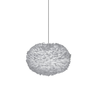 Eos Pendant Light in Light Grey/Black (29.5-Inch).