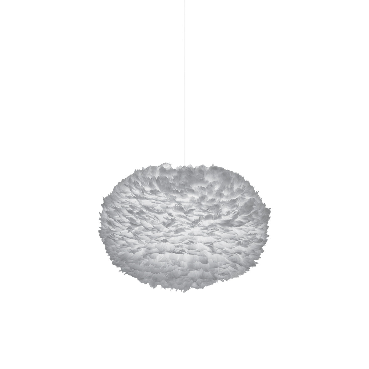 Eos Pendant Light in Light Grey/White (29.5-Inch).