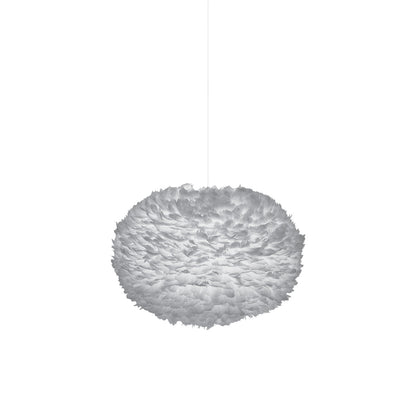 Eos Pendant Light in Light Grey/White (29.5-Inch).