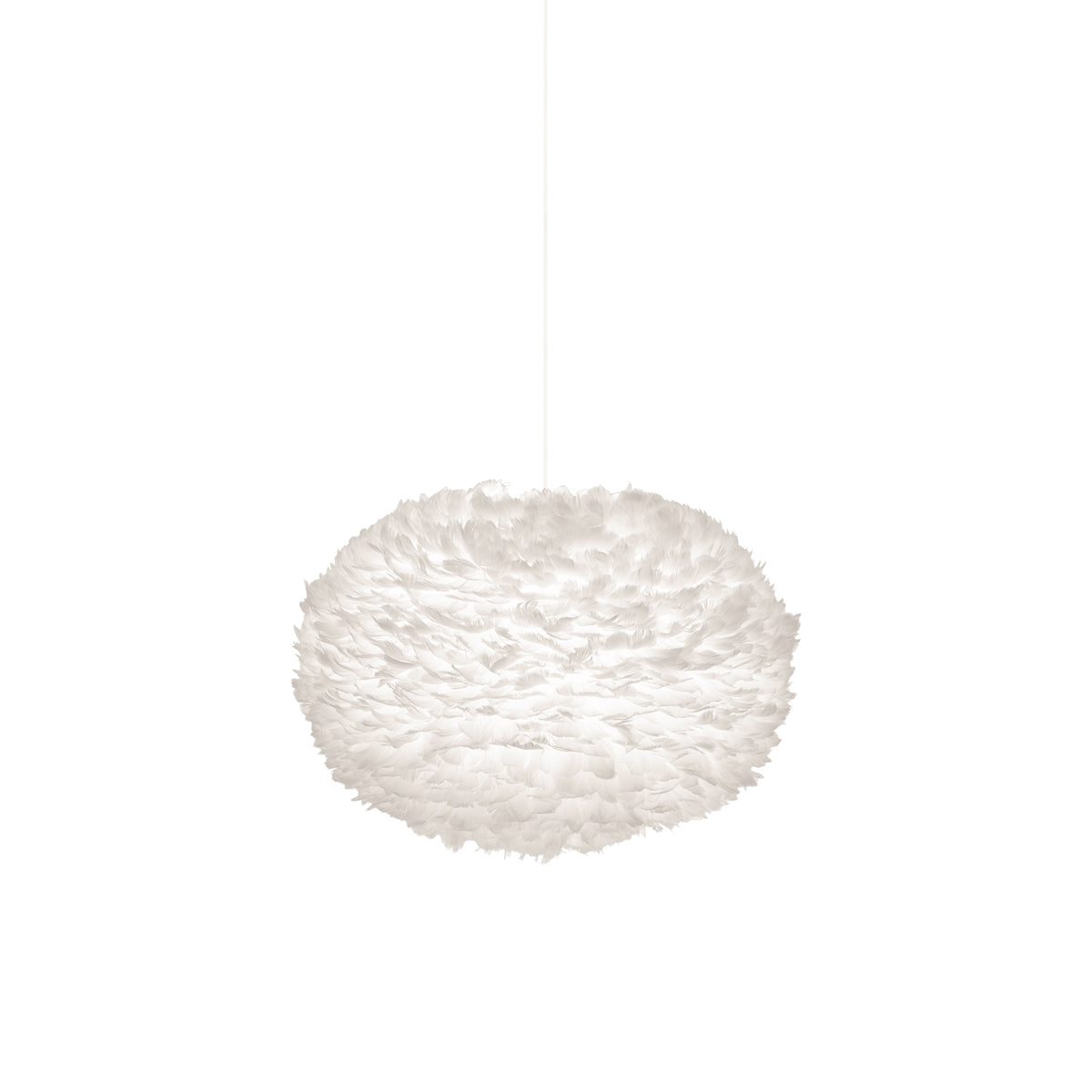 Eos Pendant Light in White/White (29.5-Inch).