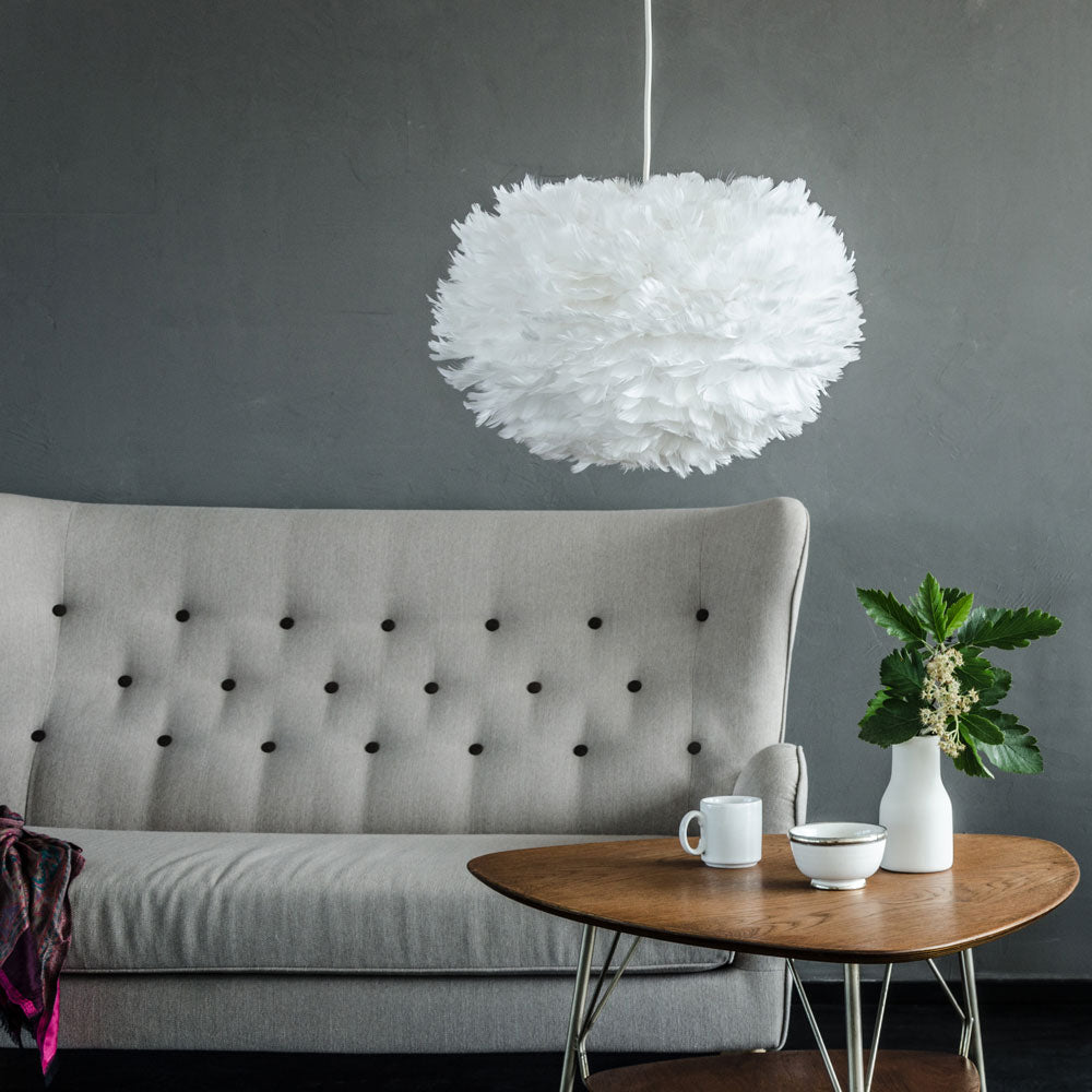 Eos Pendant Light in living room.