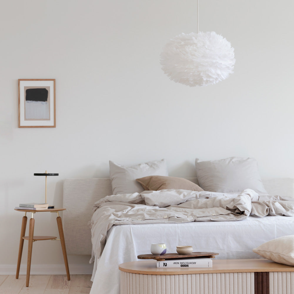 Eos Pendant Light in bedroom.