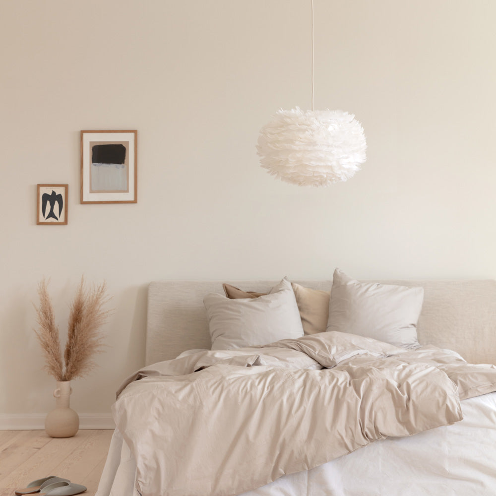 Eos Pendant Light in bedroom.