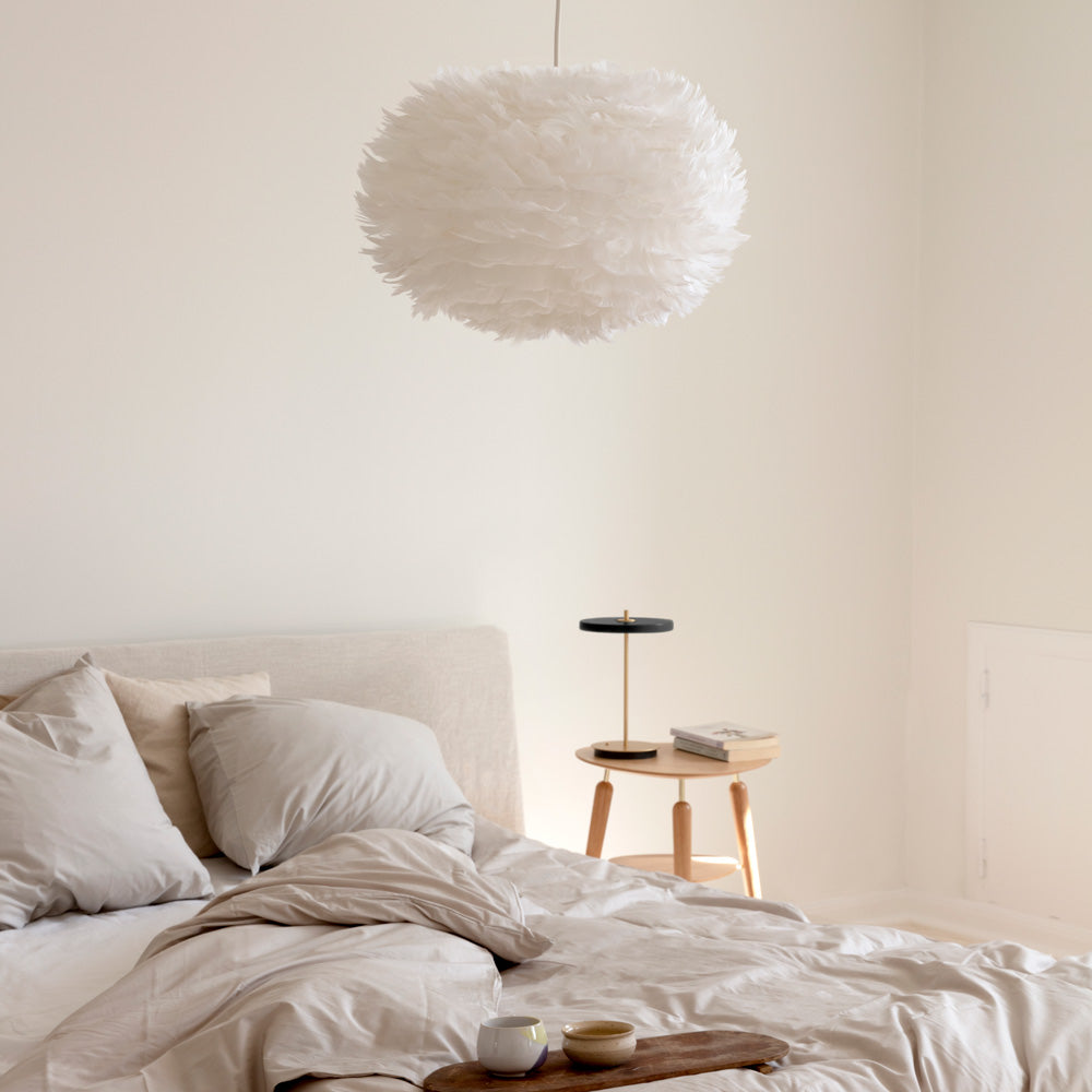 Eos Pendant Light in bedroom.