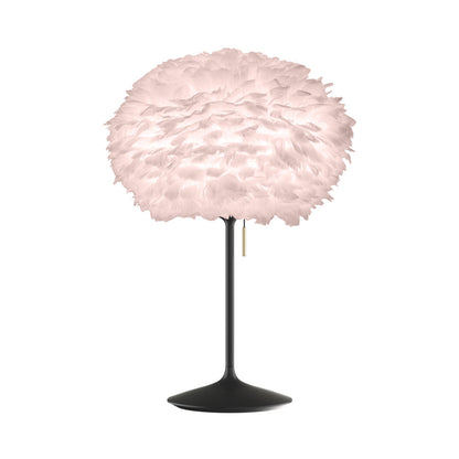 Eos Table Lamp in Black/Light Rose.