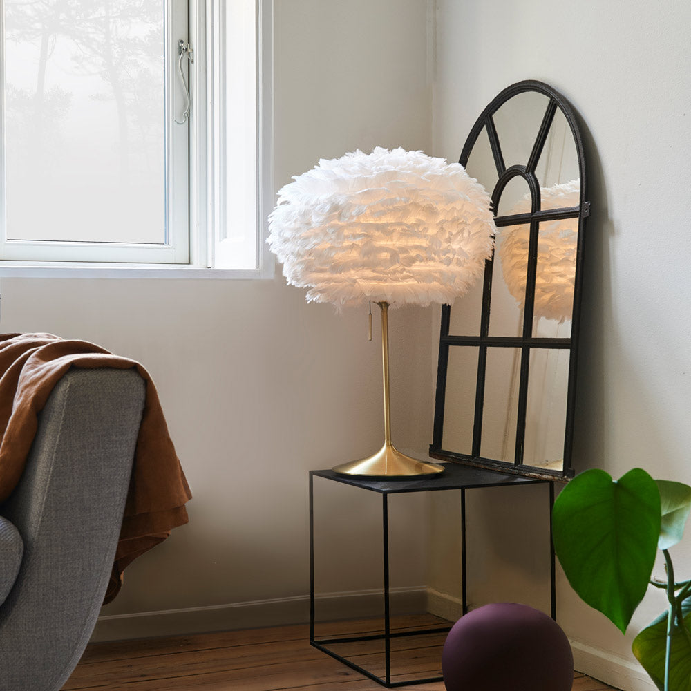 Eos Table Lamp in living room.