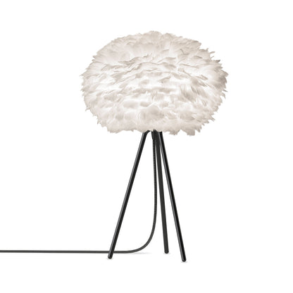 Eos Tripod Table Lamp in Black/White (26-Inch).