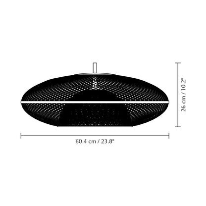 Faraday Lamp Shade - line drawing.