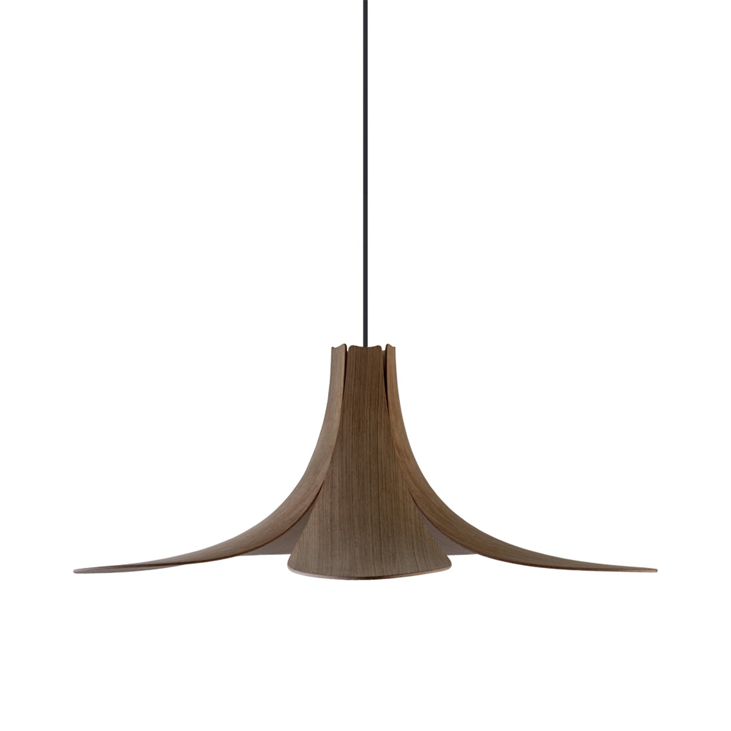 Jazz Pendant Light in Dark Oak/Black.