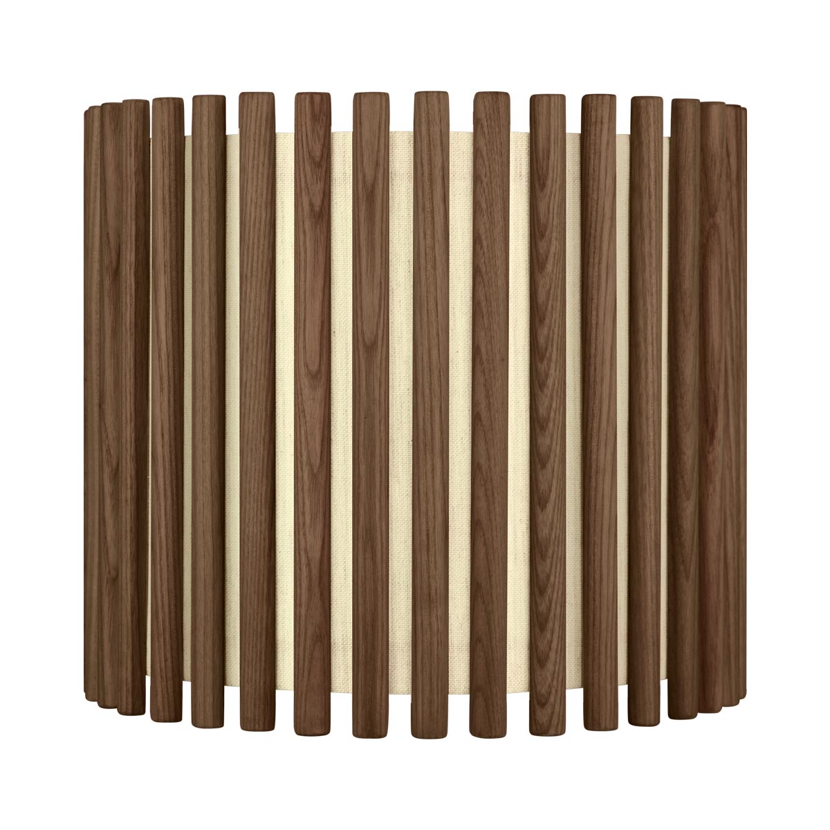 Komorebi Circle Lamp Shade in Dark Oak (11.6-Inch).