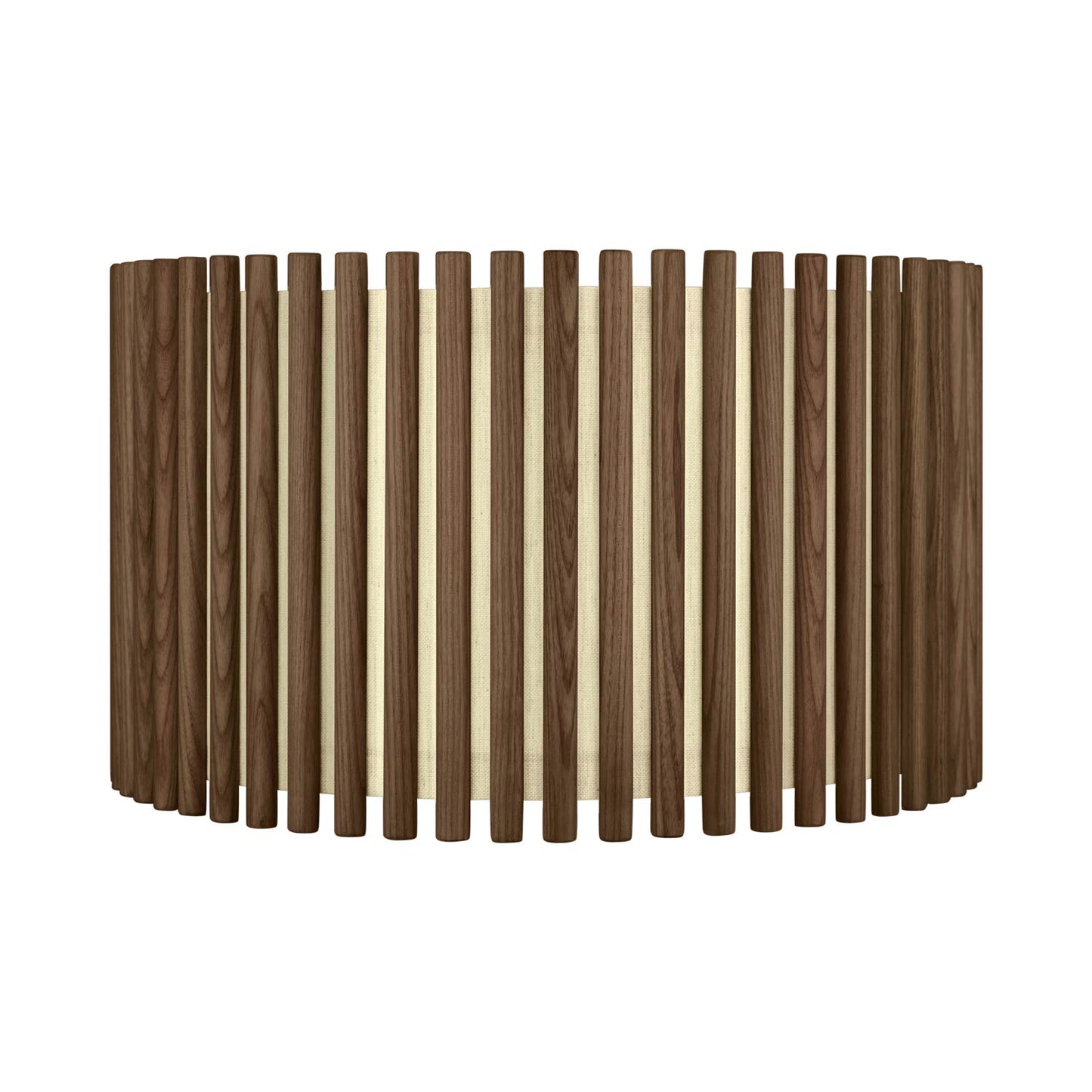 Komorebi Circle Lamp Shade in Dark Oak (17.6-Inch).