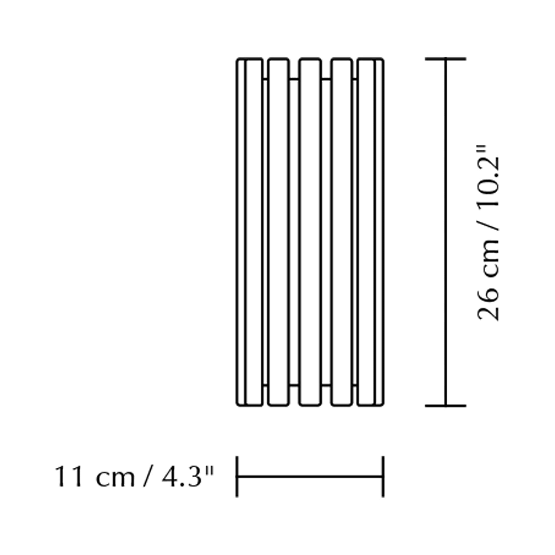 Komorebi Circle Lamp Shade - line drawing.