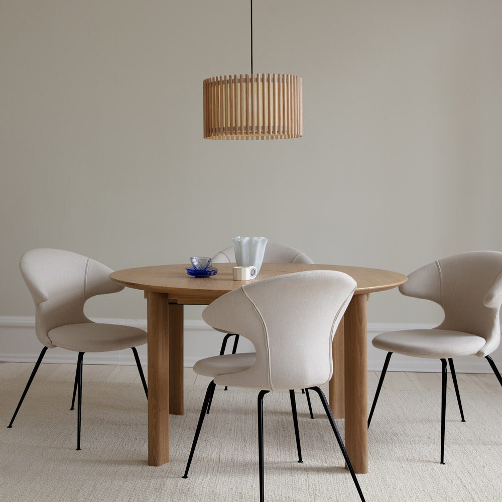 Komorebi Circle Pendant Light in dining room.
