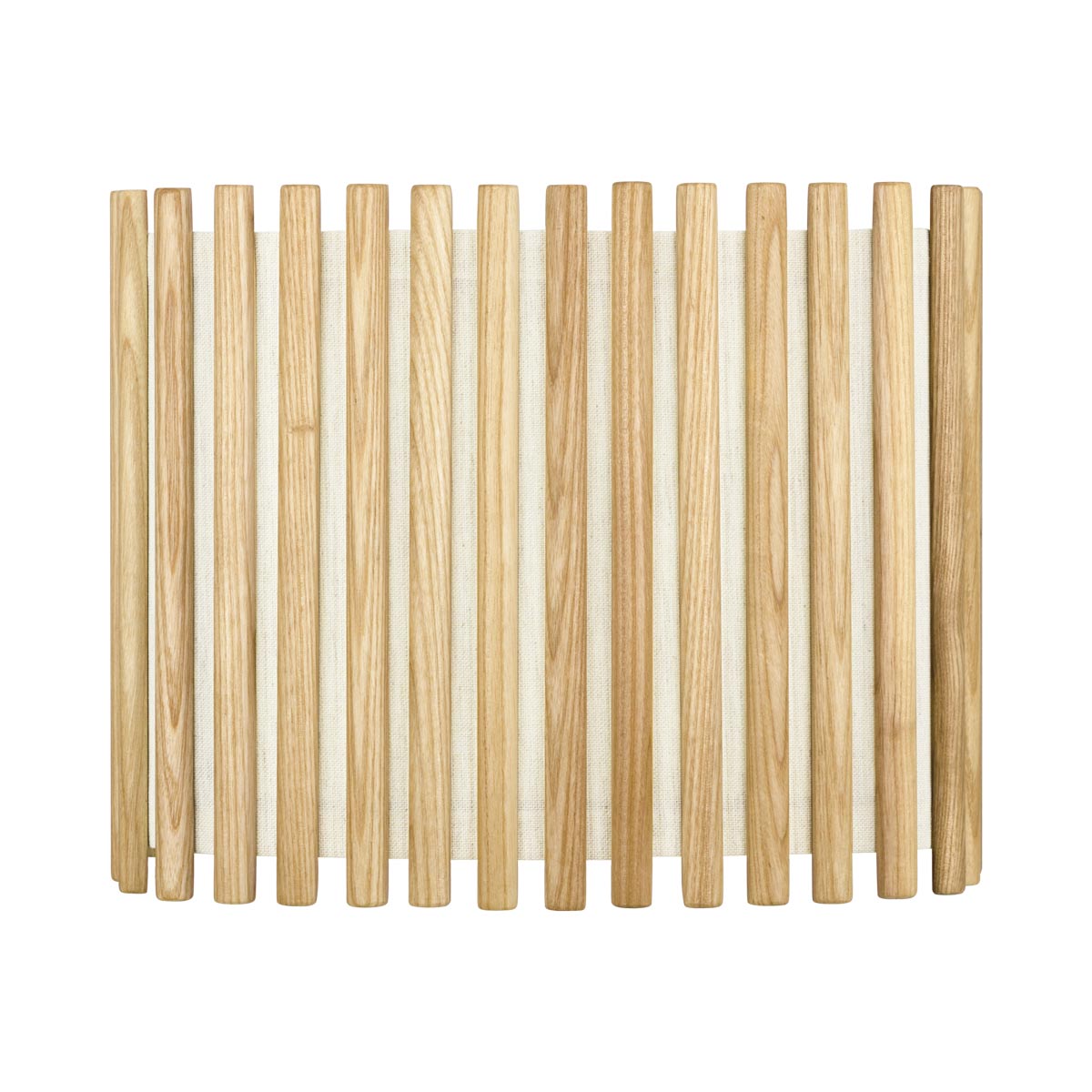 Komorebi Rectangular Lamp Shade in Oak (13-Inch).