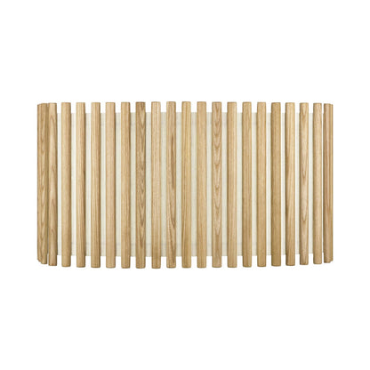 Komorebi Rectangular Lamp Shade in Oak (19.9-Inch).