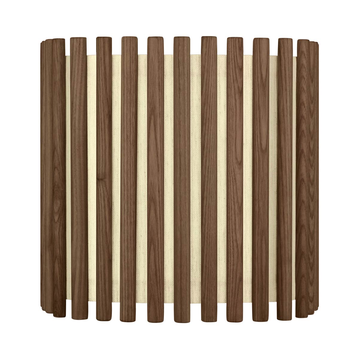 Komorebi Square Lamp Shade in Dark Oak (11-Inch).