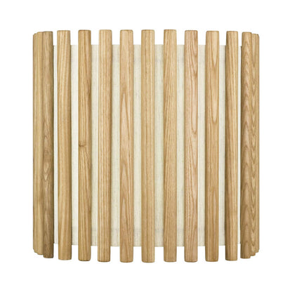 Komorebi Square Lamp Shade in Oak (11-Inch).
