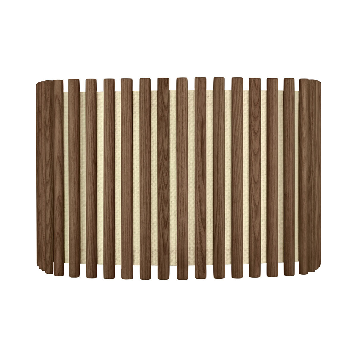 Komorebi Square Lamp Shade in Dark Oak (16.1-Inch).