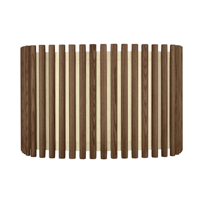 Komorebi Square Lamp Shade in Dark Oak (16.1-Inch).