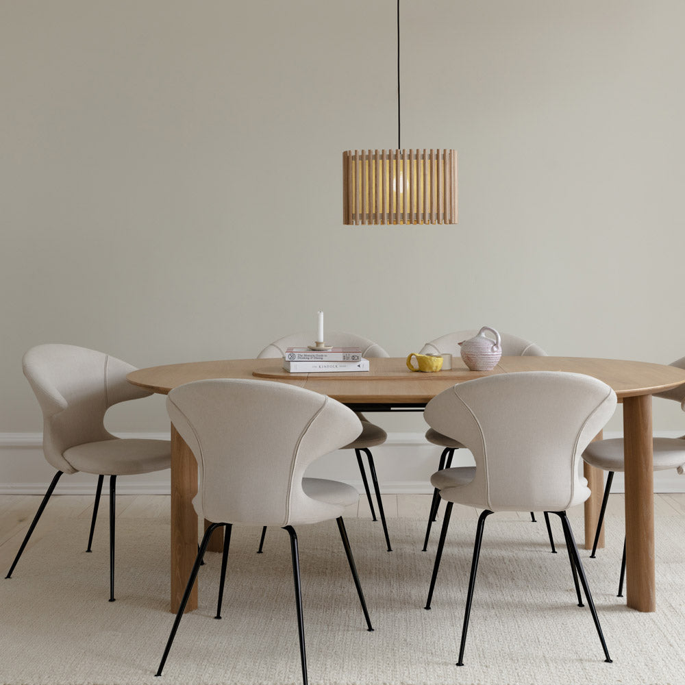 Komorebi Square Pendant Light in dining room.
