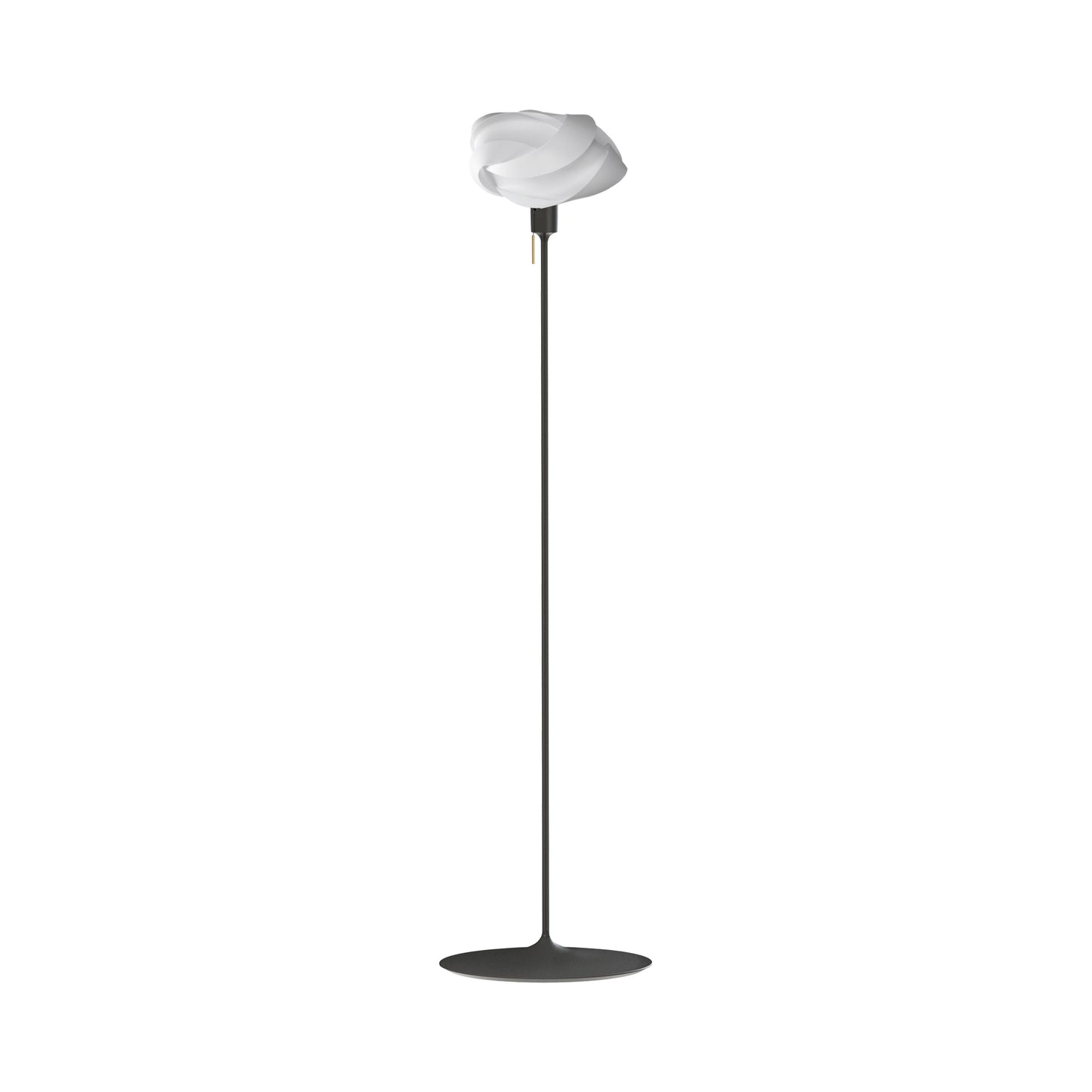 Ribbon Floor Lamp in Black (62.6-Inch).
